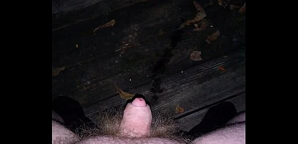  Pissing on the balcony